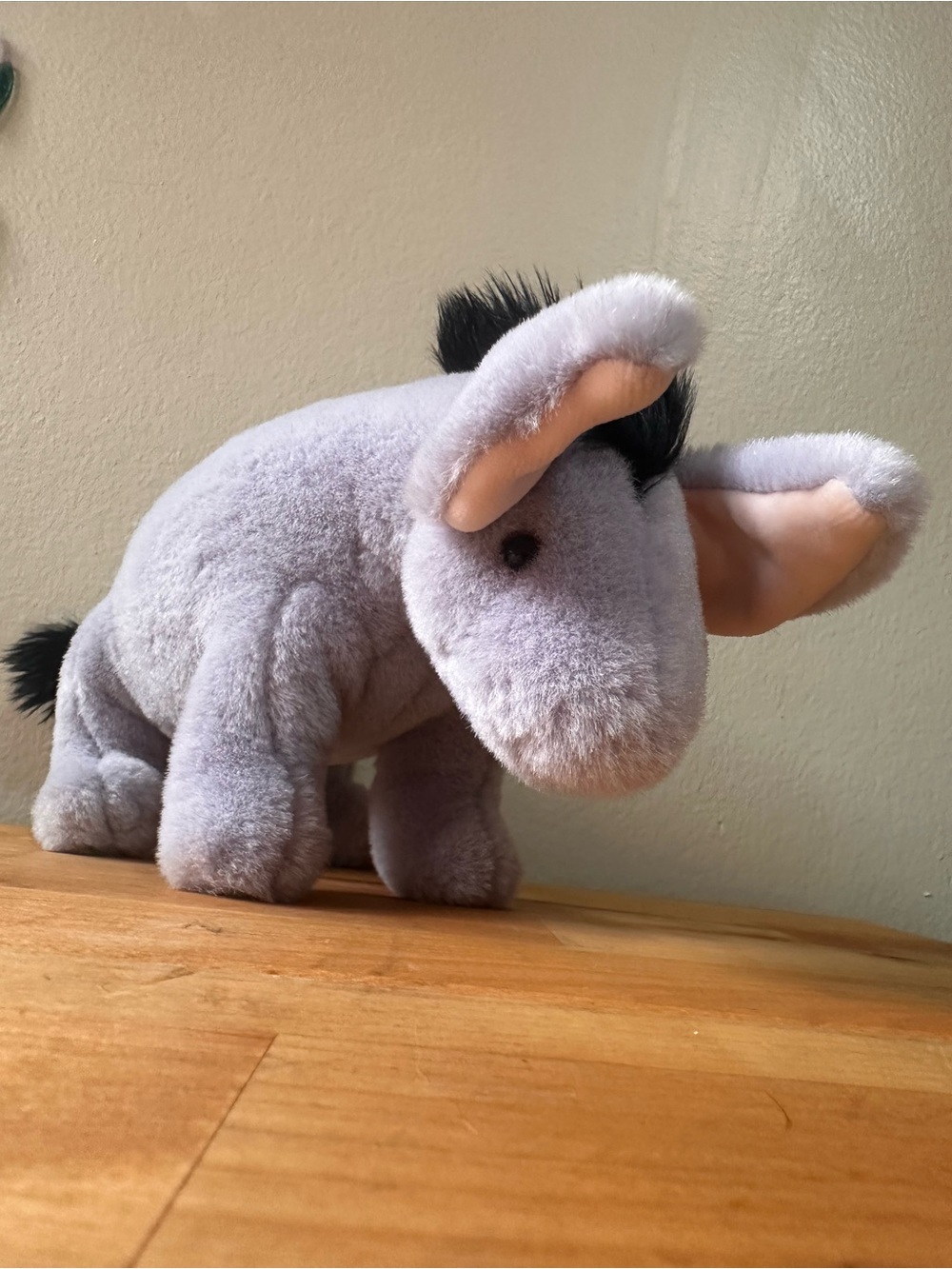 Gund Disney Eeyore Winnie the Pooh Plush Donkey with Black Tuft